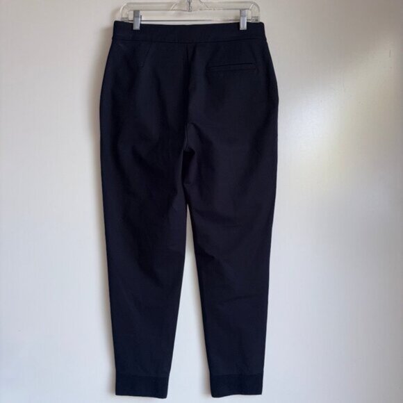 Ministry of Supply Kinetic Pull On Crop Pants Women's Size 6 Navy Blue ~ EUC - Picture 6 of 13